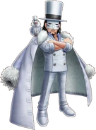 Lucci jako przedstawiciel mrocznej sprawiedliwości w One Piece Thousand Storm.