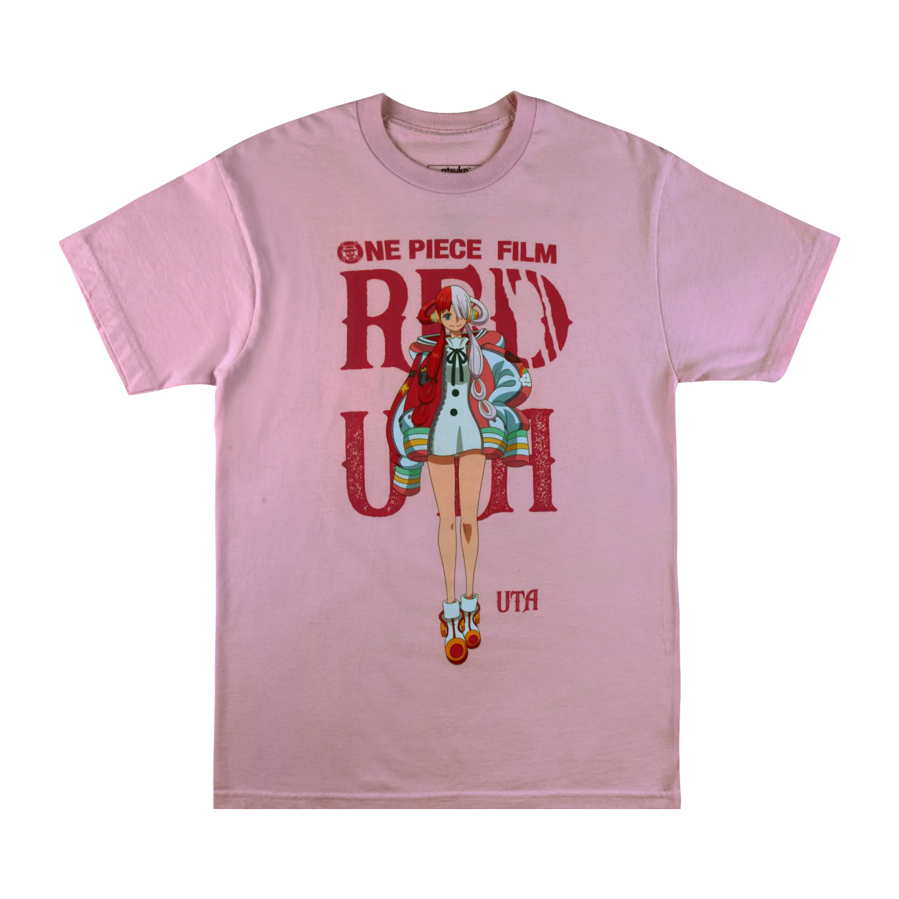 Movie One Piece Film Red Uta Hoodie Clothing Japan limited　New pink Peach  John