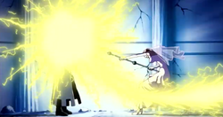 Nami derrotando a Absalom