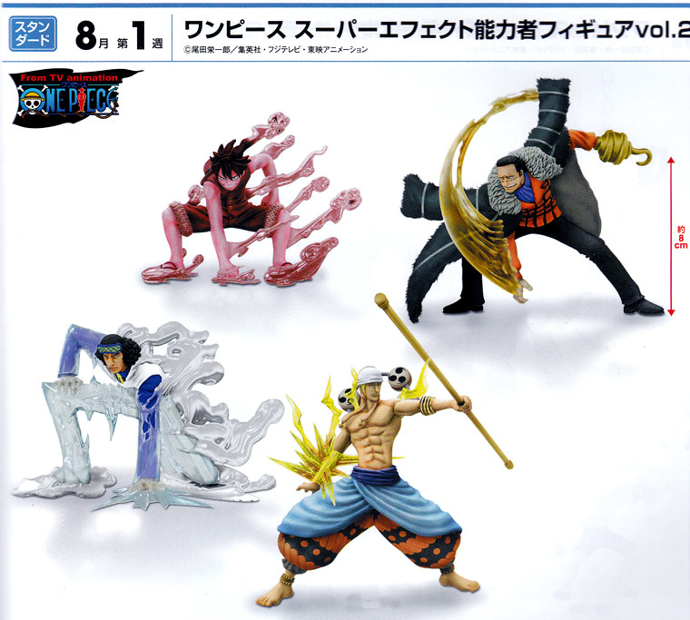 Bandai ONE PIECE Onepi no Mi Vol.8 Devil Fruit Figure Set of 6 Gashapon NEW