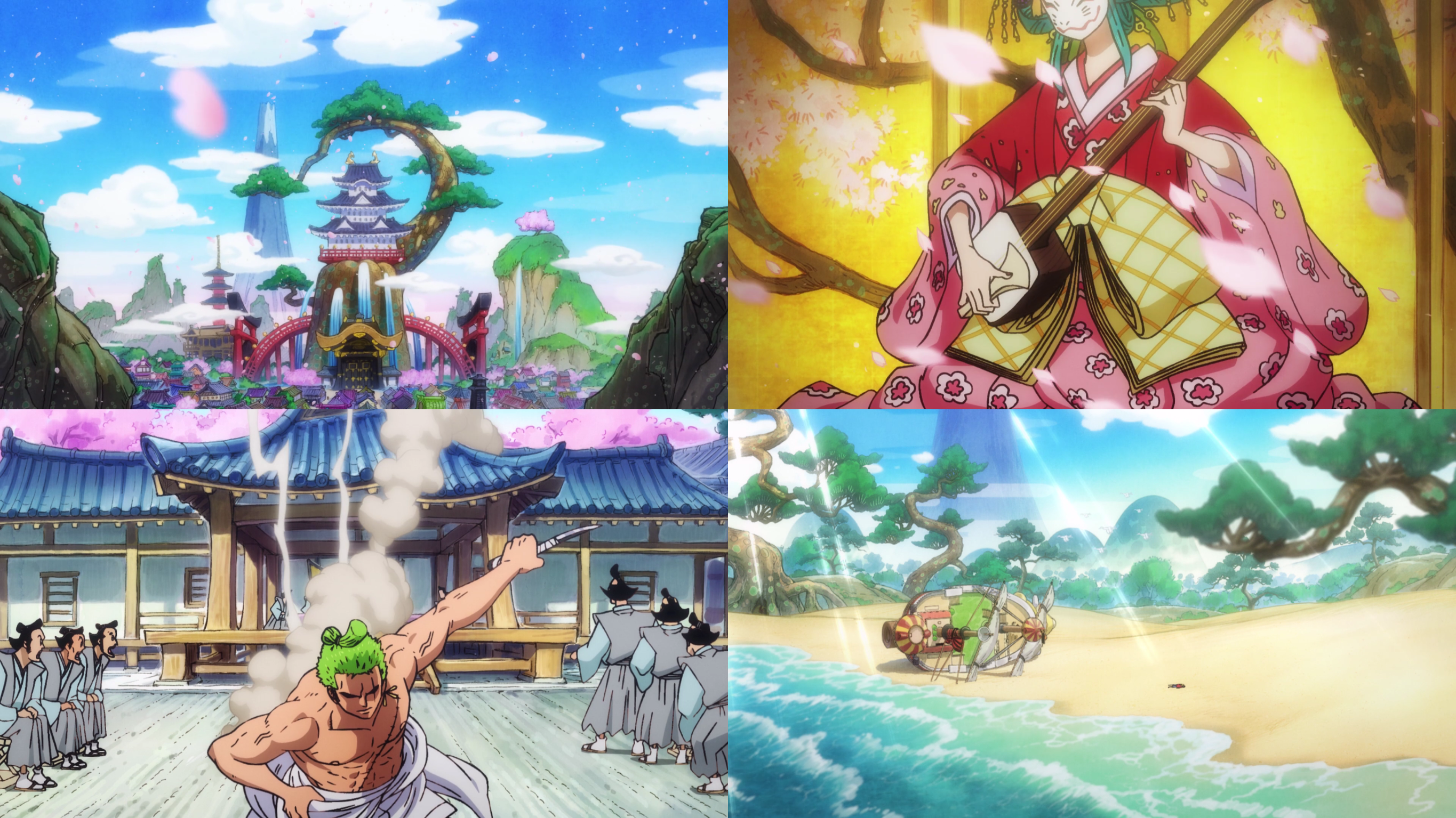 Episodio 2 Il Paese Di Wa La Terra Dei Samurai E Dove Fluttuano I Fiori Di Ciliegio One Piece Wiki Italia Fandom