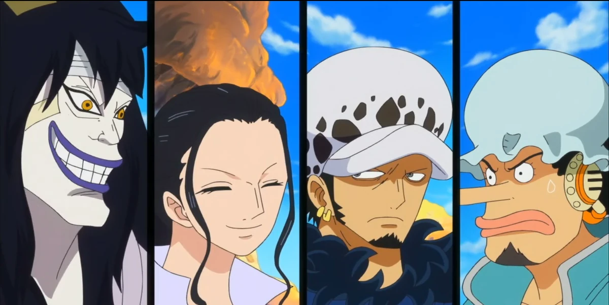 Nico Robin passe le temps à Dressrosa