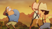 Ichiyo et Totsu intimide Kuma