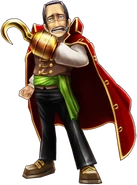 Crocodile jako król piasku w One Piece Thousand Storm.