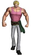 Bellamy (przed przeskokiem) w One Piece: Pirate Warriors 3.