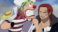 Buggy se reencuentra con Shanks