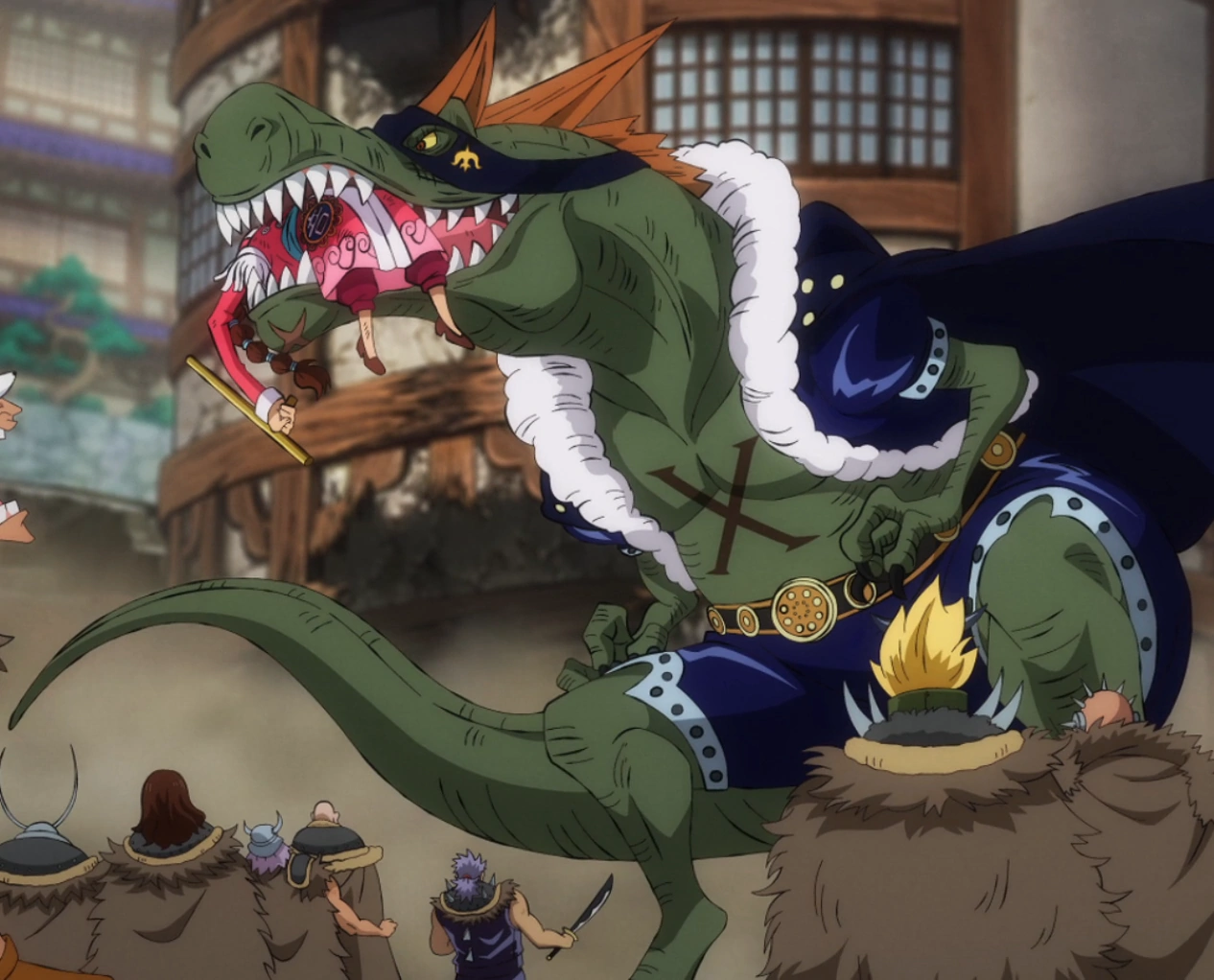 Ryu Ryu no Mi, Model: Allosaurus in One Piece