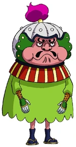 Seni konsep anime Bishamon.