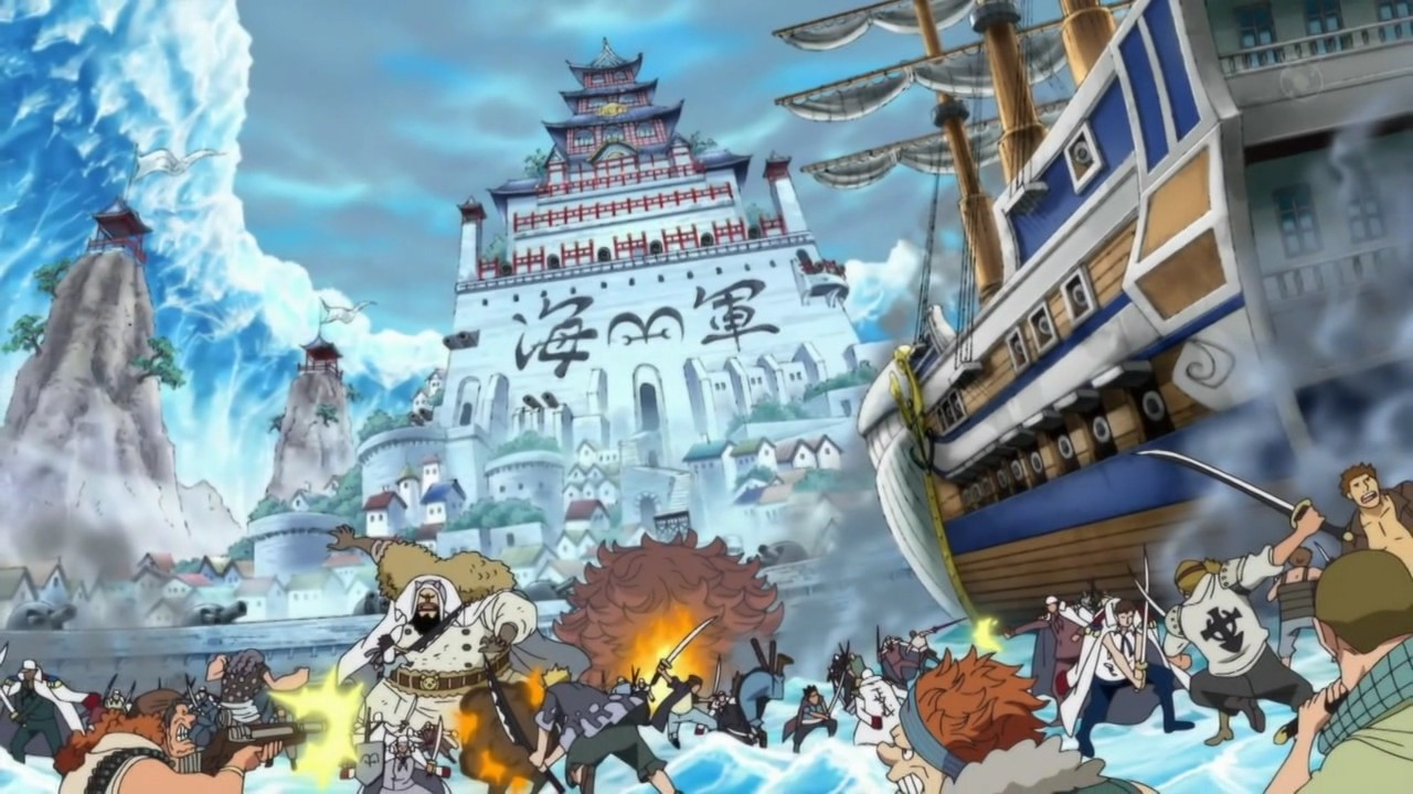 Bataille De Marine Ford One Piece Encyclopedie Fandom