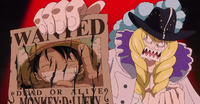 Avis de Recherche de Luffy poignardé par Cavendish