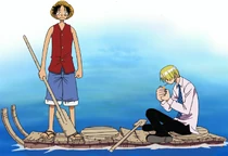 Luffy and Sanji's anime only boat.
