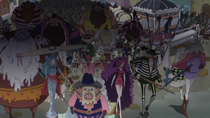 The militarized forces of the Big Mom Pirates.