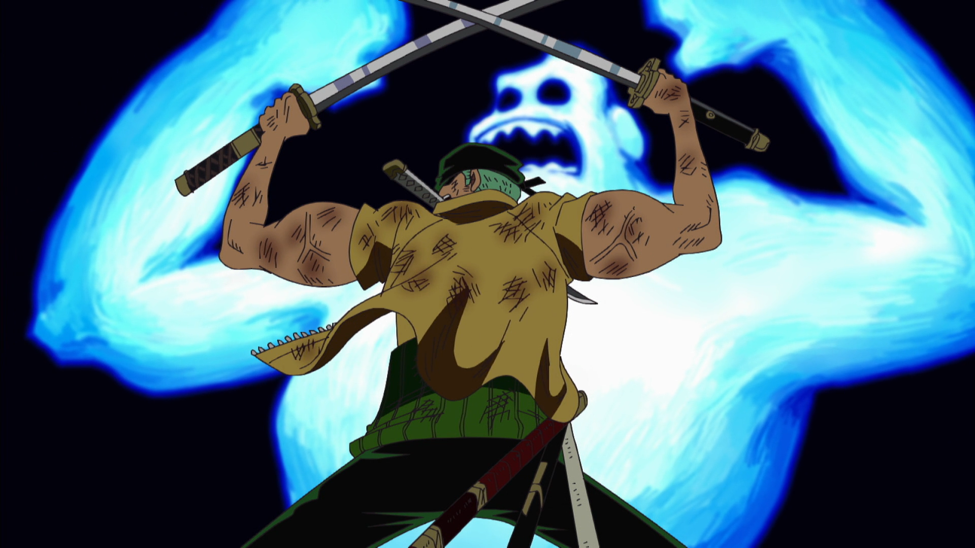 Samurai Zoro, enma, one piece, roronoa zoro, santoryu, sword, three swords,  wano, HD phone wallpaper