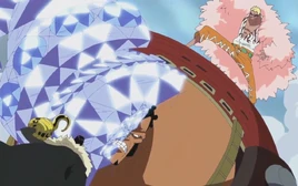 Arco de Marineford/Enfrentamientos