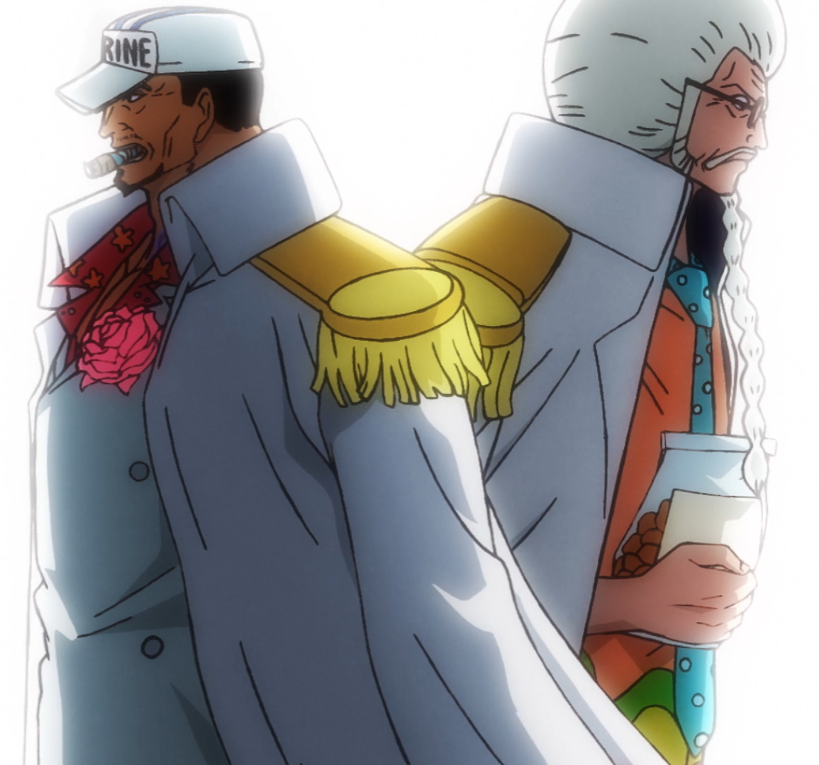 Les 3 Amiraux One Piece Amiral Commandant en Chef | One Piece Encyclopédie | Fandom