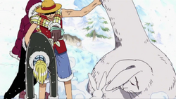 Luffy Saves a Lapahn