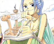Vivi's Arabasta Arc Appearance's Color Scheme in the Manga
