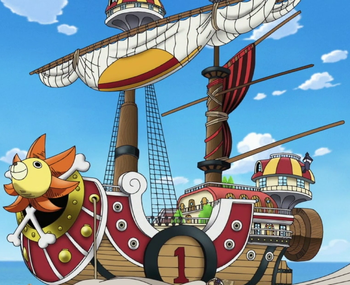 One Piece muestra el nuevo aspecto del Thousand Sunny como personaje