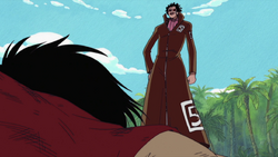 Gem Stands Over Luffy