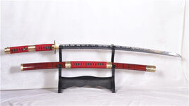 Sandai Kitetsu, một trong ba thanh kiếm của Zoro, được tạo ra từ thép đen và nổi danh với sức mạnh cắt tất cả mọi thứ. Bạn có muốn tìm hiểu thêm về kiếm này và cách mà Zoro đã vượt qua được mọi thử thách với nó? Hãy xem ngay hình ảnh liên quan đến Sandai Kitetsu.