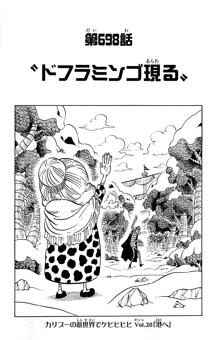 One Piece Mangá - Capitulo 698