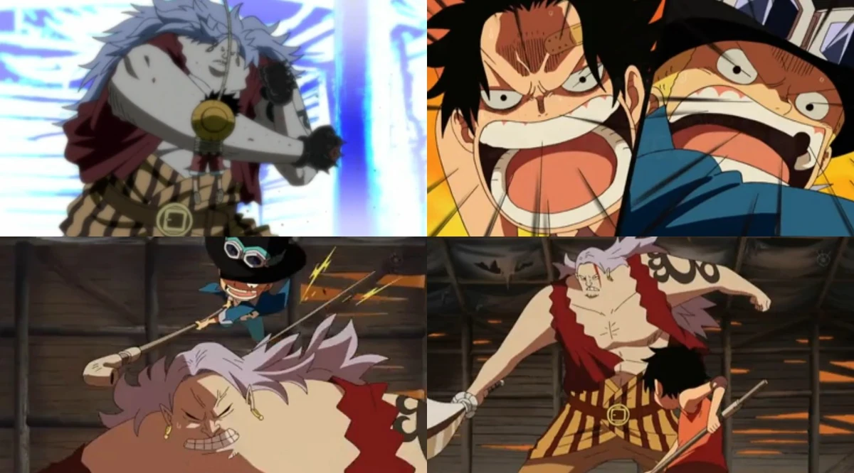 luffy y sabo se reencuentran