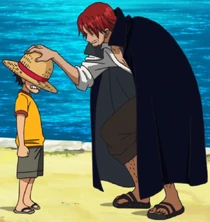Shanks dá seu chapéu de palha a .