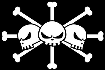 Blackbeard Pirates' Jolly Roger