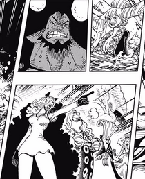 Charlotte Praline One Piece Wiki Fandom Praline se montre alors clairement plus loyale envers aladin qu'envers sa mere, se contentant de les avertir. charlotte praline one piece wiki fandom