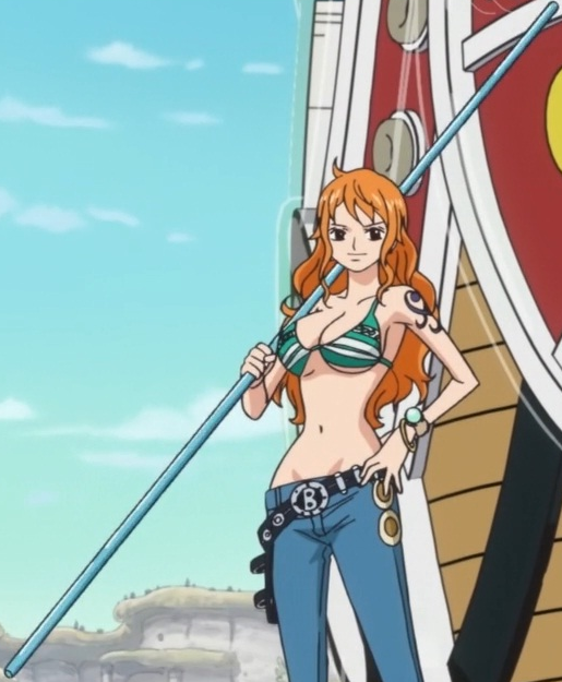 One Piece Nami & Clima-Tact Animated Cursor - Anime Cursor