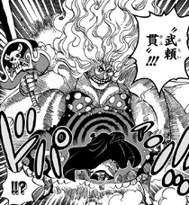 Jinbe Attacks Big Mom