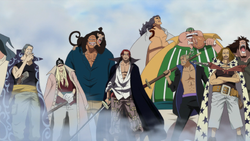 Red Hair Pirates at Marineford