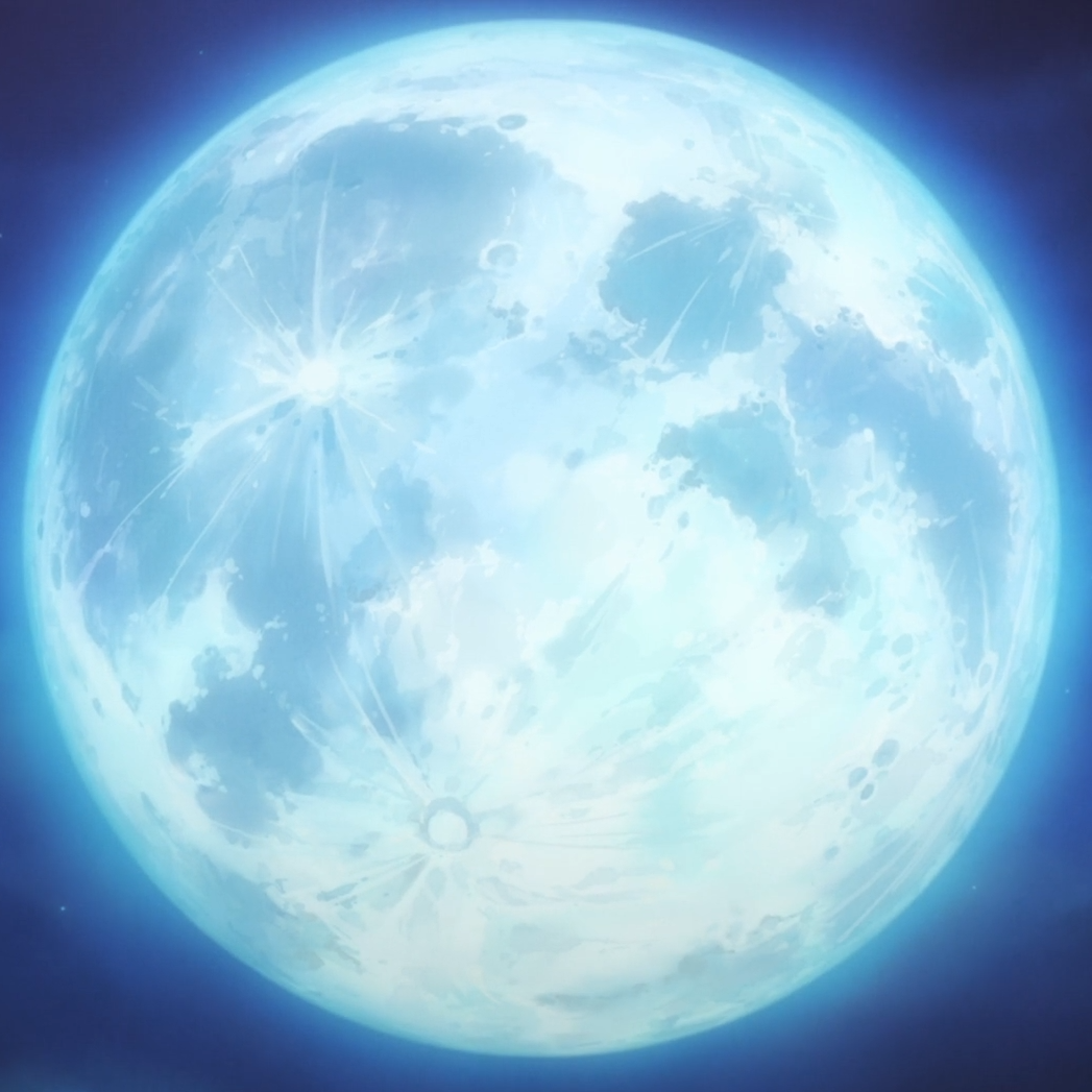 moon, girl, luna, anime, manga, morncolour, pink, blue, luminos HD Wallpaper
