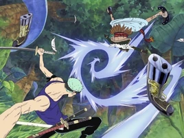Zoro sconfigge Braham