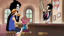 Luffy Talks With Shakky