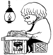 孩童時期的歐隆拜斯