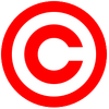 El logo de los Derechos del Autor