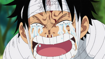 Luffy Cries Over the Death of Ace