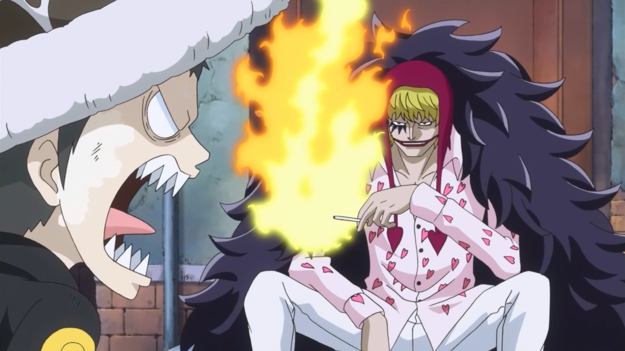 One Piece UP - E esta é a teoria do momento, será esse de cima (que  apareceu no episódio 0) o irmão do Doflamingo, Corazon ?! Realmente tem uma  fisionomia um pouco