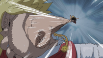 Luffy Punches Sanji