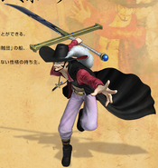 Mihawk w One Piece: Pirate Warriors 2.