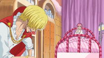 Reiju and Sanji Talk at the Infirmary