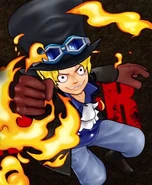 Sabo w One Piece: Super Grand Battle! X.