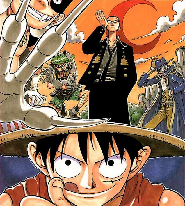 1°, Sagas e Arcos de One Piece