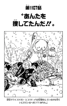 Chapter 1107 | One Piece Wiki | Fandom