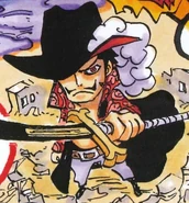 Mihawk w One Piece Film Dice Game Adventure Island.