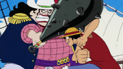 Luffy fight with Alvida