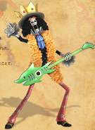 Brook w One Piece: Pirate Warriors 2.