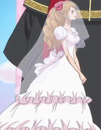Charlotte Pudding in Her Wedding Dress