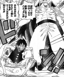 Luffy and Whitebeard